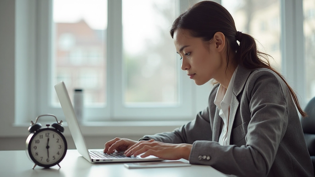Pomodoro timer en focusperiodes visualisatie op werkplek